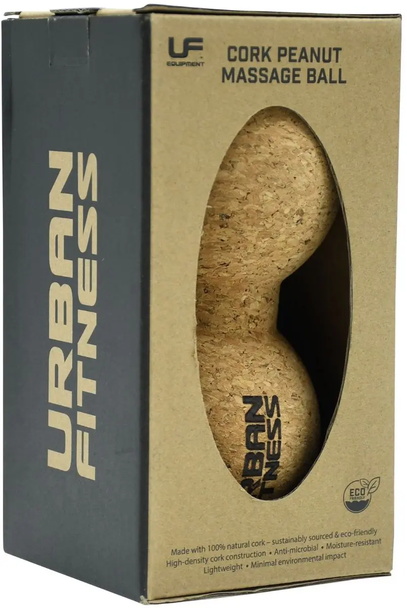 Urban Fitness Massagebal Kurk Peanut - afbeelding 3 van 3