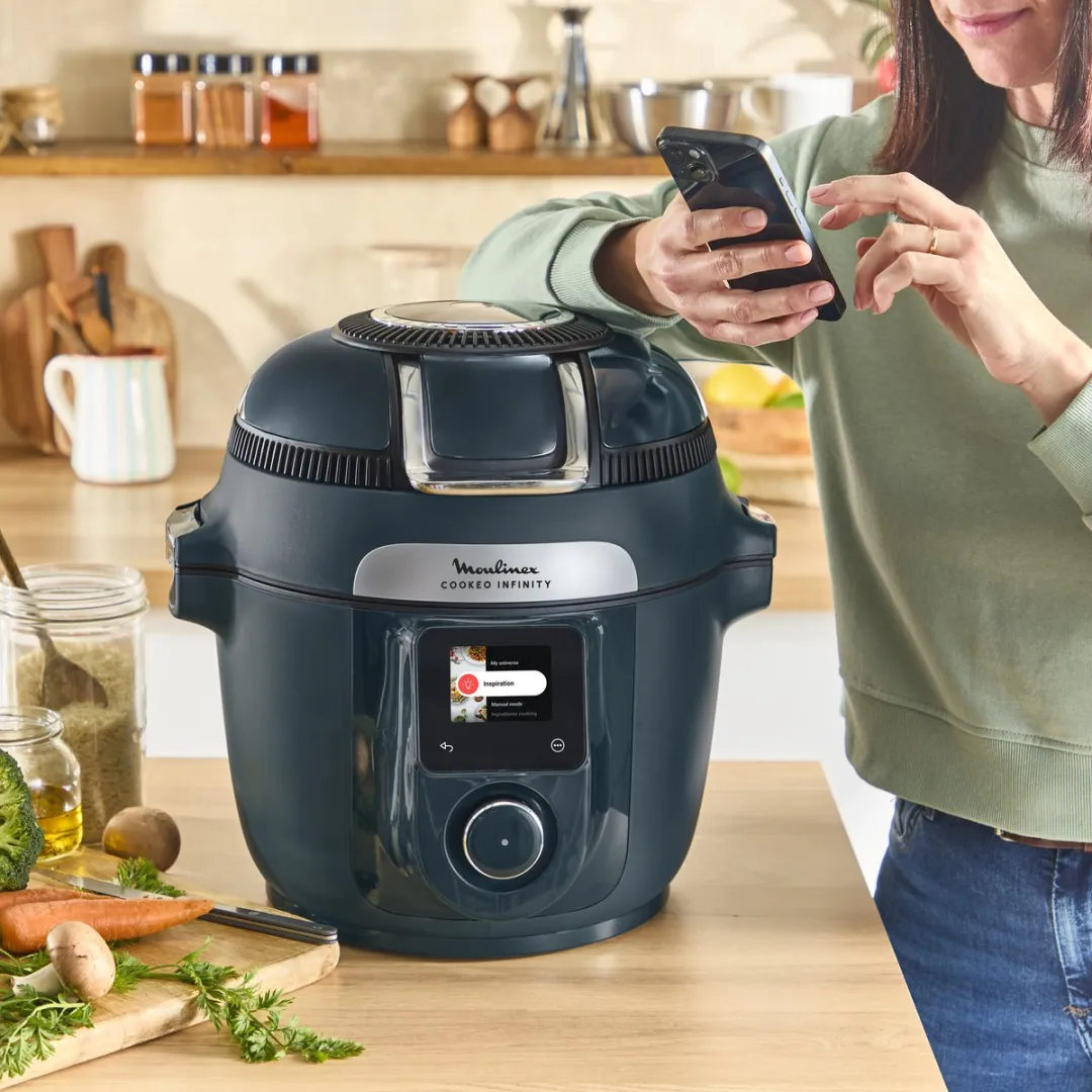 Moulinex Cookeo Infinity CE97GUF0 Multicooker 6L - 17 Programma's - Donker Blauw - afbeelding 6 van 6