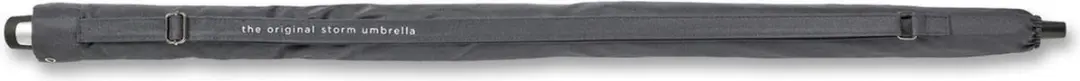 Senz XXL Stick Stormparaplu 107cm - Silk Grey - afbeelding 4 van 6