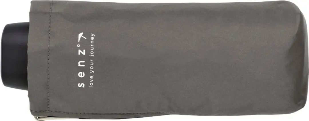Senz Micro Opvouwbare Stormparaplu 80cm - Silk Grey - afbeelding 4 van 6