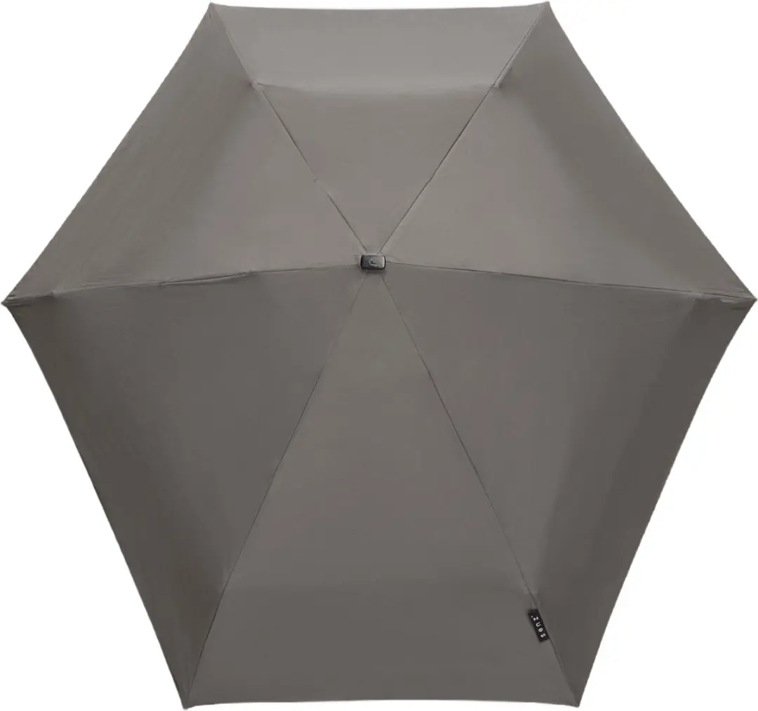 Senz Micro Opvouwbare Stormparaplu 80cm - Silk Grey - afbeelding 2 van 6