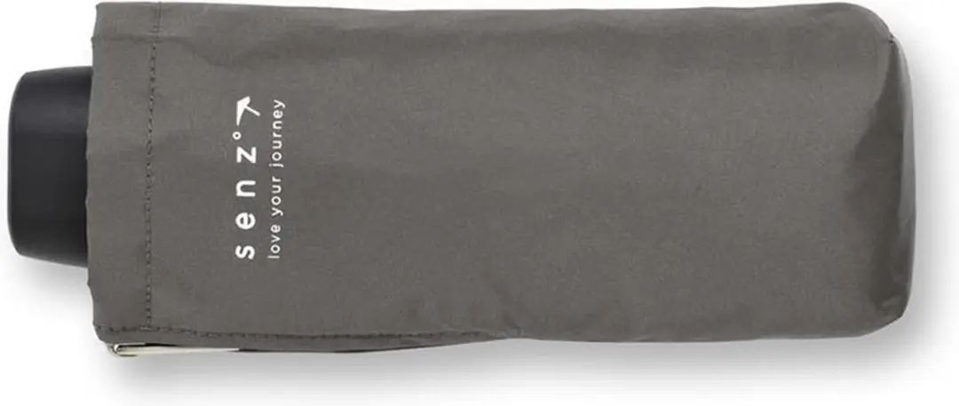 Senz Micro Opvouwbare Stormparaplu 80cm - Silk Grey - afbeelding 6 van 6