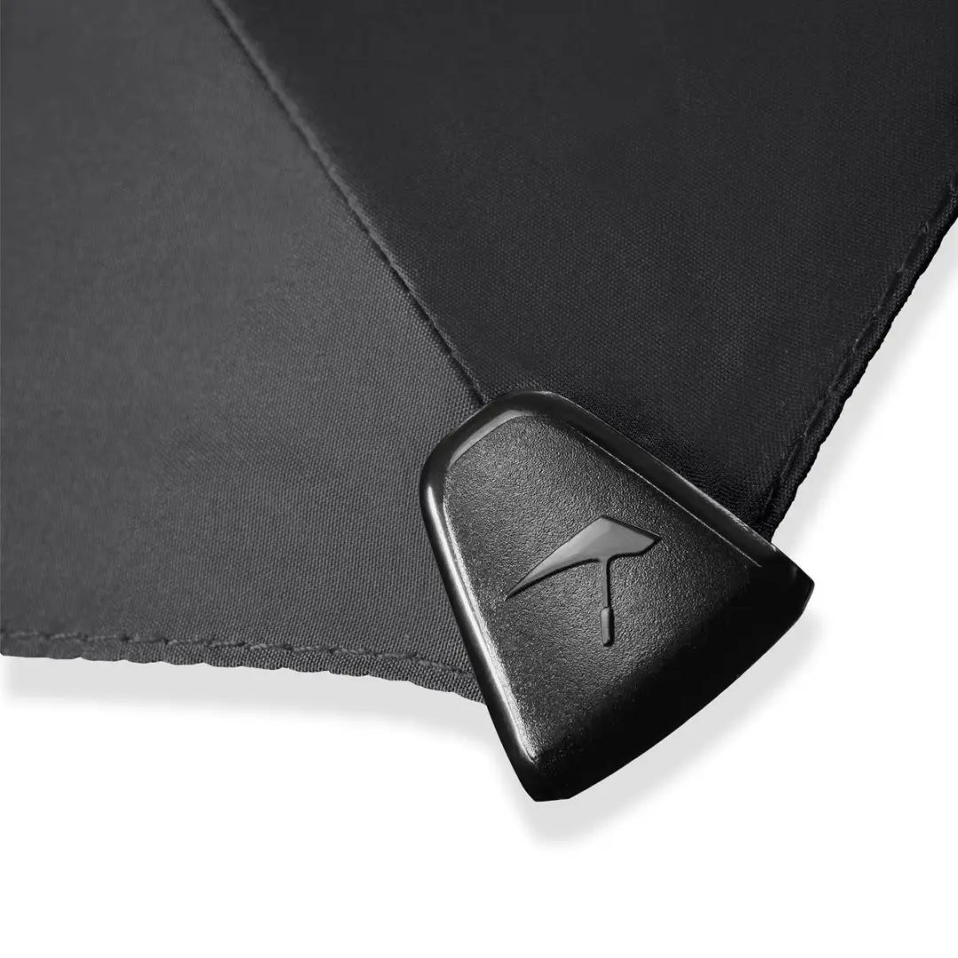Senz Automatic Deluxe Paraplu 91cm - Pure Black Pin Stripes - afbeelding 6 van 6