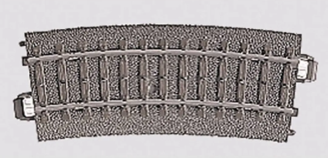 Märklin H0 C-rails Gebogen Rails 24115 - 6 Stuks