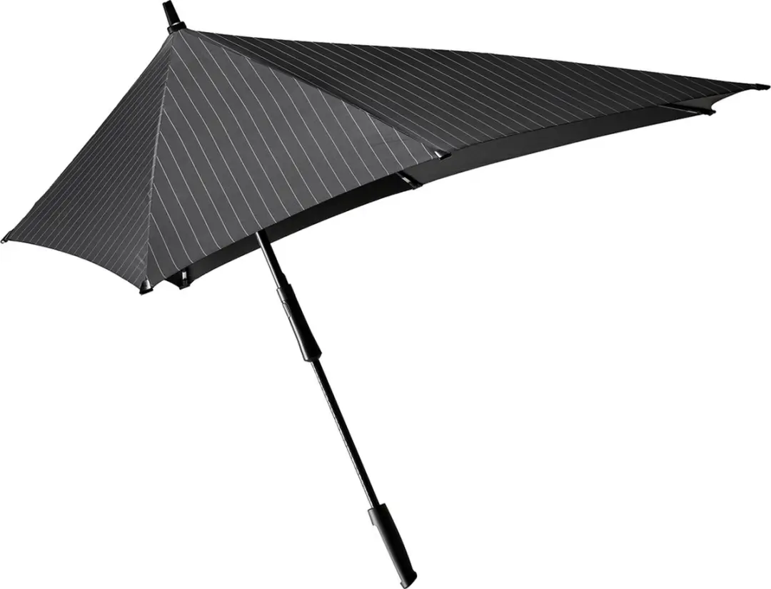 Senz XXL Stick Stormparaplu Pin Stripes Black