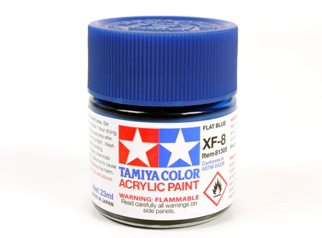 Tamiya XF-8 Acrylverf - Blauw Matt - 23ml