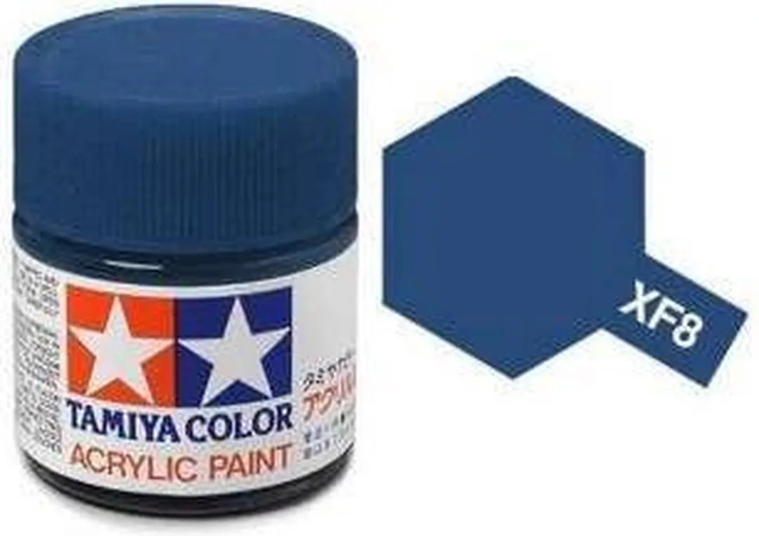 Tamiya XF-8 Acrylverf - Blauw Matt - 23ml