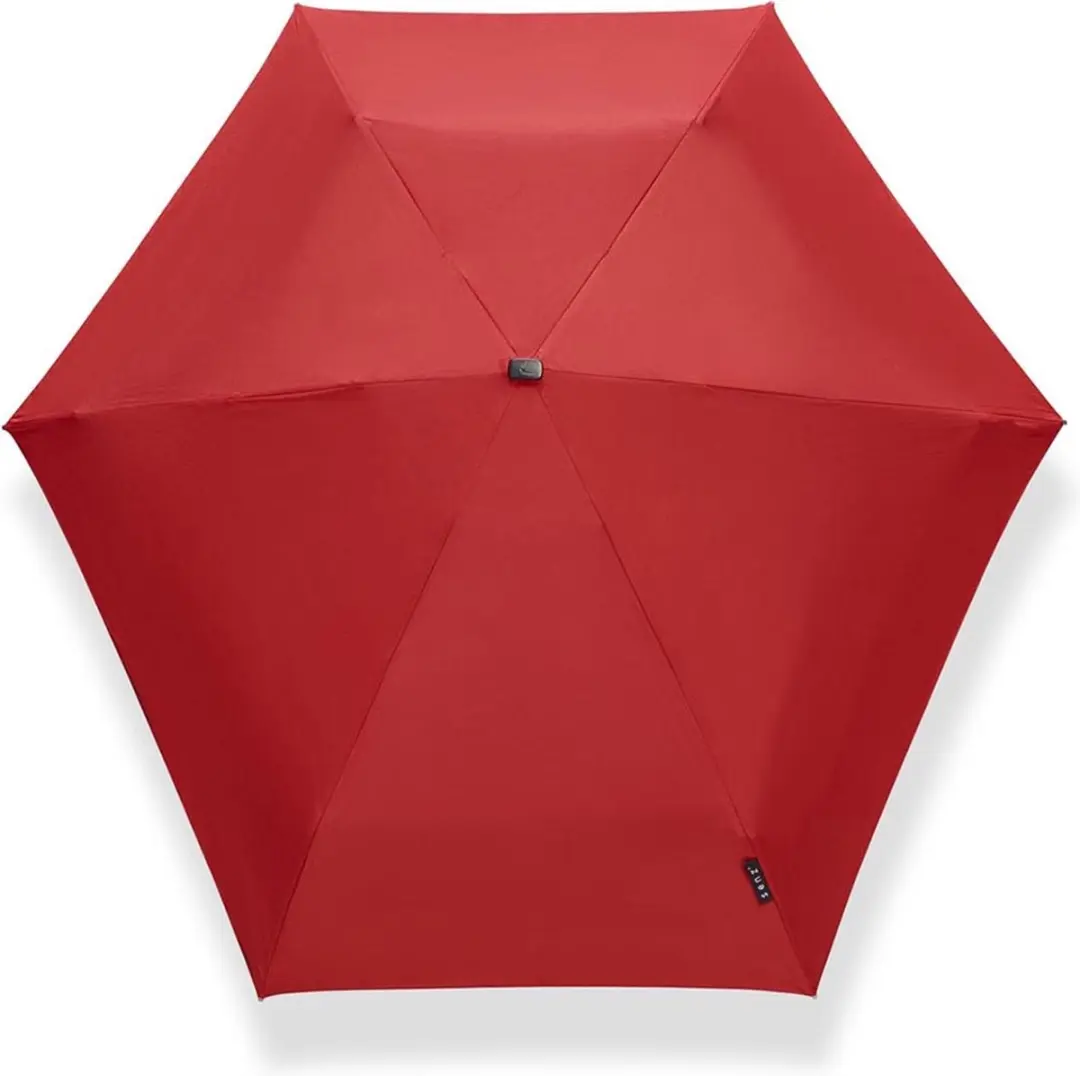 Senz Micro Opvouwbare Stormparaplu - 80cm - Rood - afbeelding 2 van 6