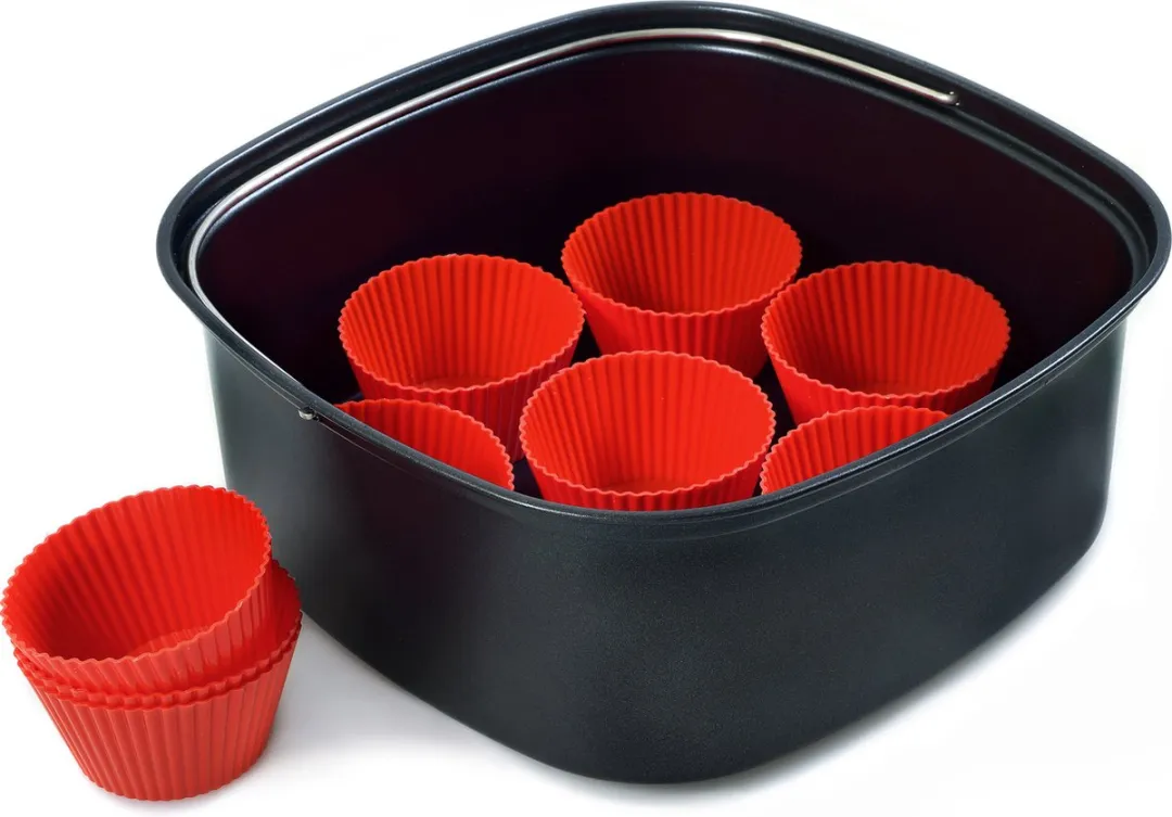 Philips Ovenschaal & Bakblik Airfryer Accessoire - HD9956/00 - Geschikt voor Philips - Bakset met 9 muffinvormen