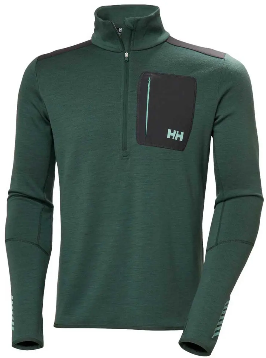 Helly Hansen Lifa Merino Sweatshirt Met Halve Rits Groen XL Man - afbeelding 5 van 6