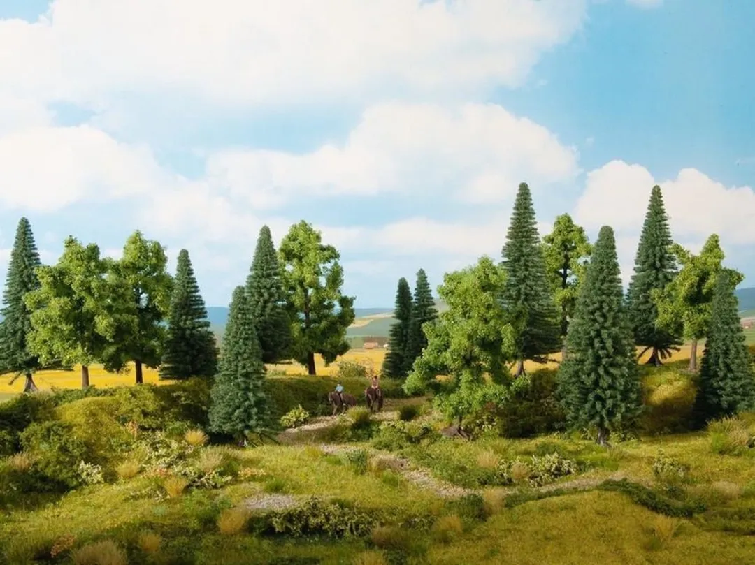 Noch 0024622 Set Bomen Gemengd Bos Schaal 0