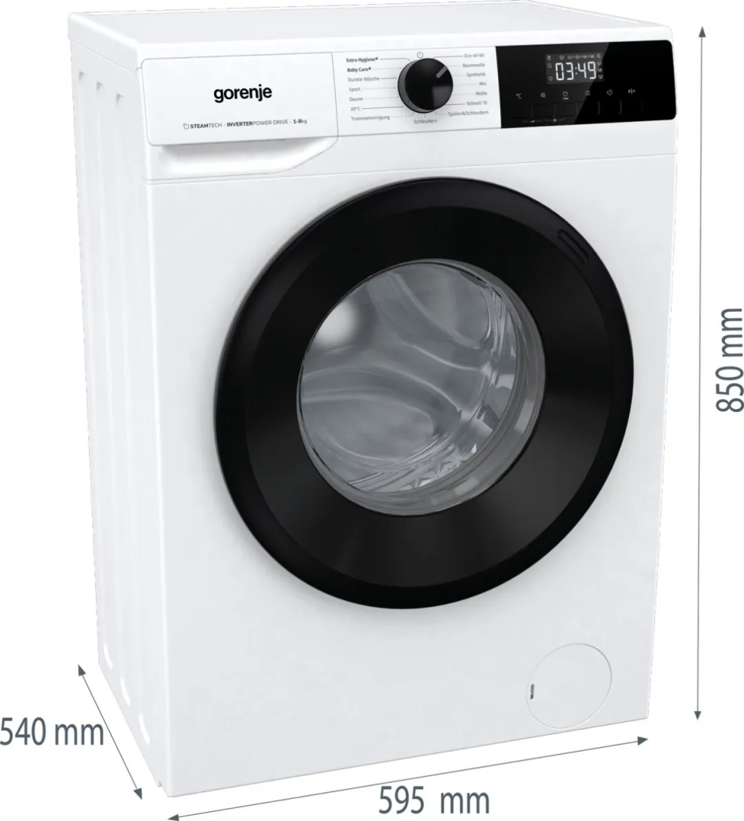 Gorenje WNHPI84APS/DE Wasmachine 8 kg 1400 RPM - Wit