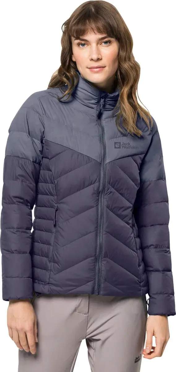 Jack Wolfskin Tundra Dons Jas Dames - Zwart - XS - afbeelding 2 van 3