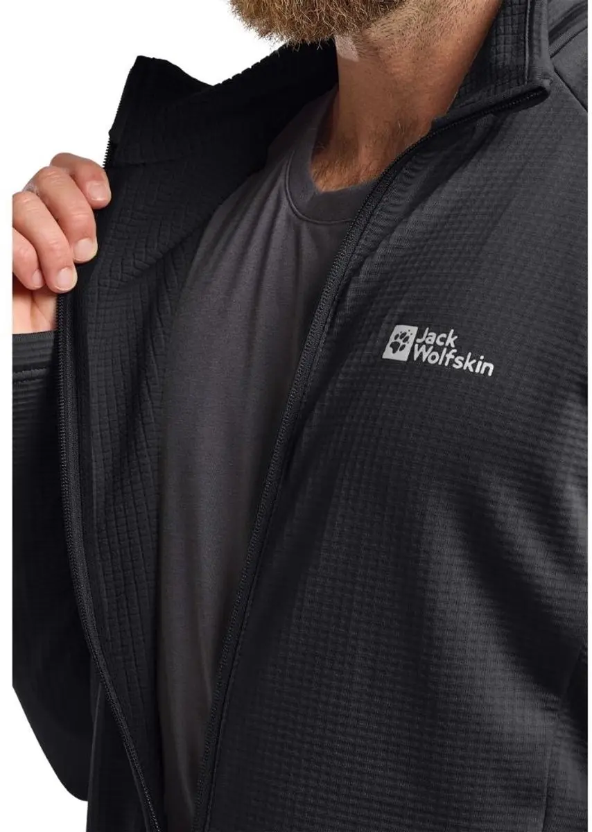 Jack Wolfskin Kolbenberg Fleece Jack Heren - Phantom - XXL - afbeelding 6 van 6