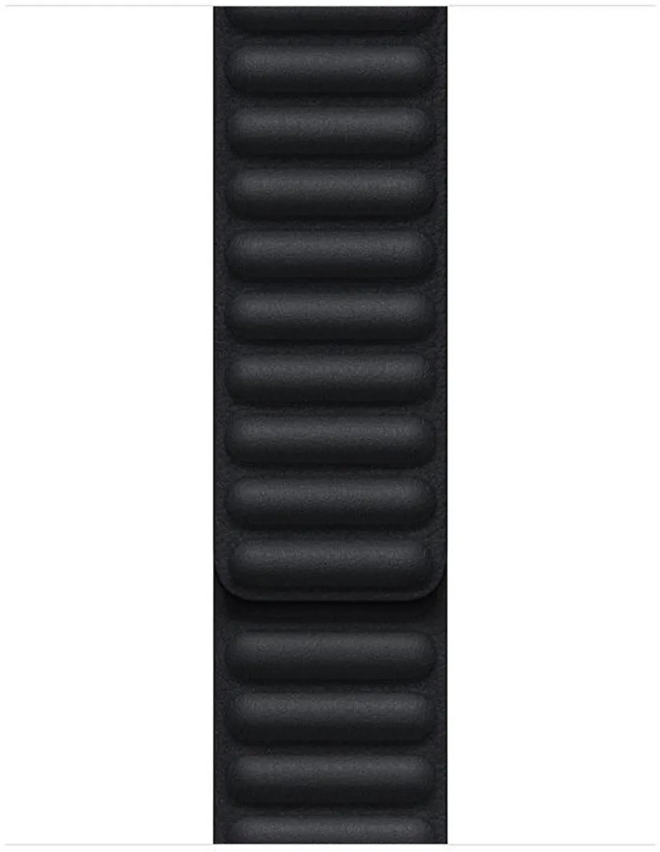 Apple Watch Leather Link Bandje 41mm - M/L - Midnight - afbeelding 6 van 6