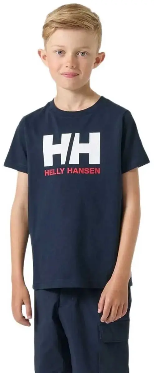 Helly Hansen Logo Kinder T-shirt - Navy - 11 jaar
