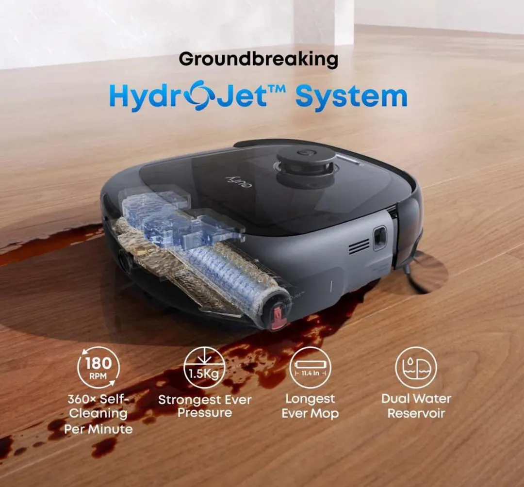 Eufy Omni E28 Robotstofzuiger - 20.000 Pa - Zwart