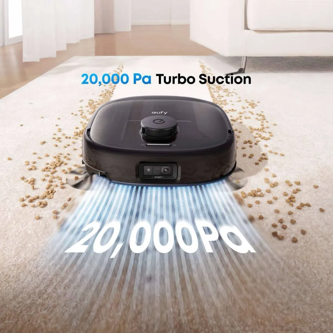 Eufy Omni E28 Robotstofzuiger - 20.000 Pa - Zwart