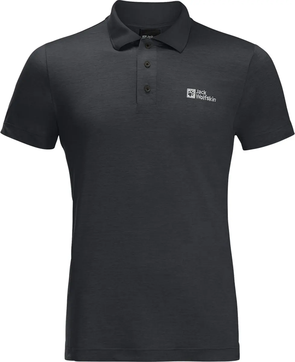 Jack Wolfskin Travel Polo - Stone Heather - XL - afbeelding 4 van 6