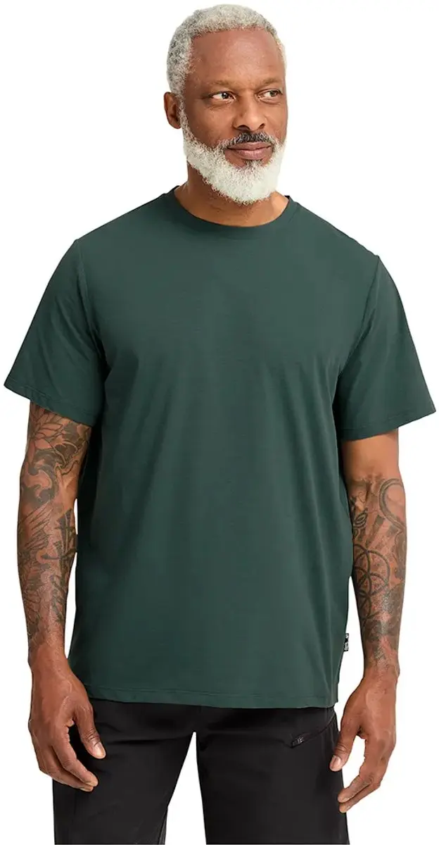 Jack Wolfskin Travel T-shirt Met Korte Mouwen Groen L Man