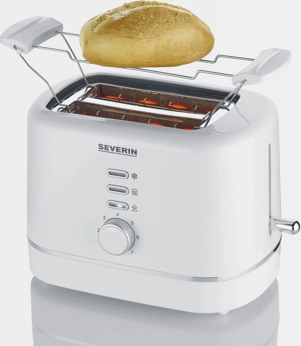 Severin AT 4324 Broodrooster met opzetstuk - 2 Sandwiches - 850W