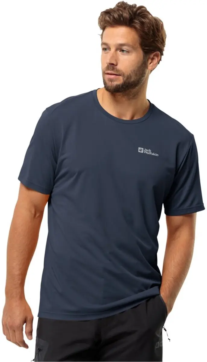 Jack Wolfskin Delgami Heren Outdoorshirt - Nachtblauw - Maat S - afbeelding 2 van 3