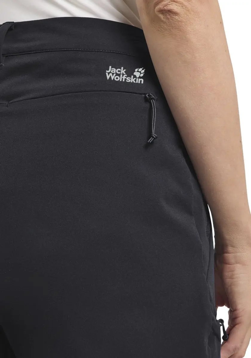 Jack Wolfskin Pico Trail Pants W Dames Outdoorbroek - Zwart - afbeelding 6 van 6