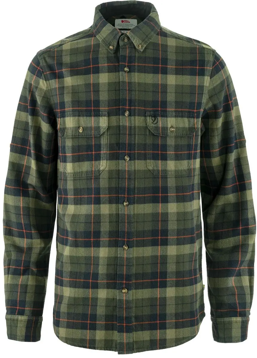 Fjällräven Singi Heavy Flannel Heren Overhemd Lange Mouw