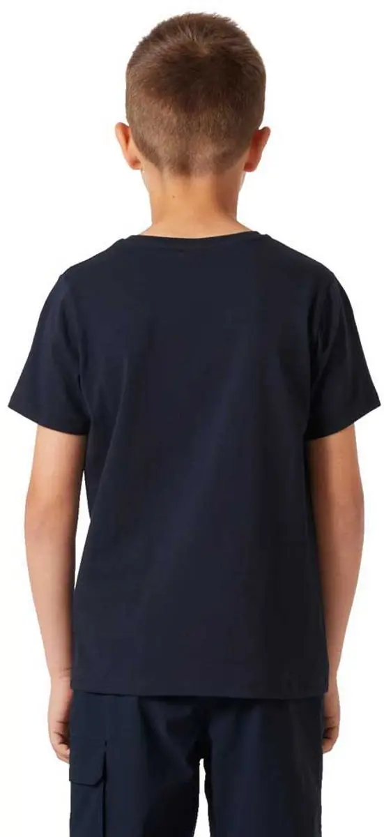 Helly Hansen Graphic Kinder T-shirt - Navy - 8 jaar - afbeelding 2 van 6