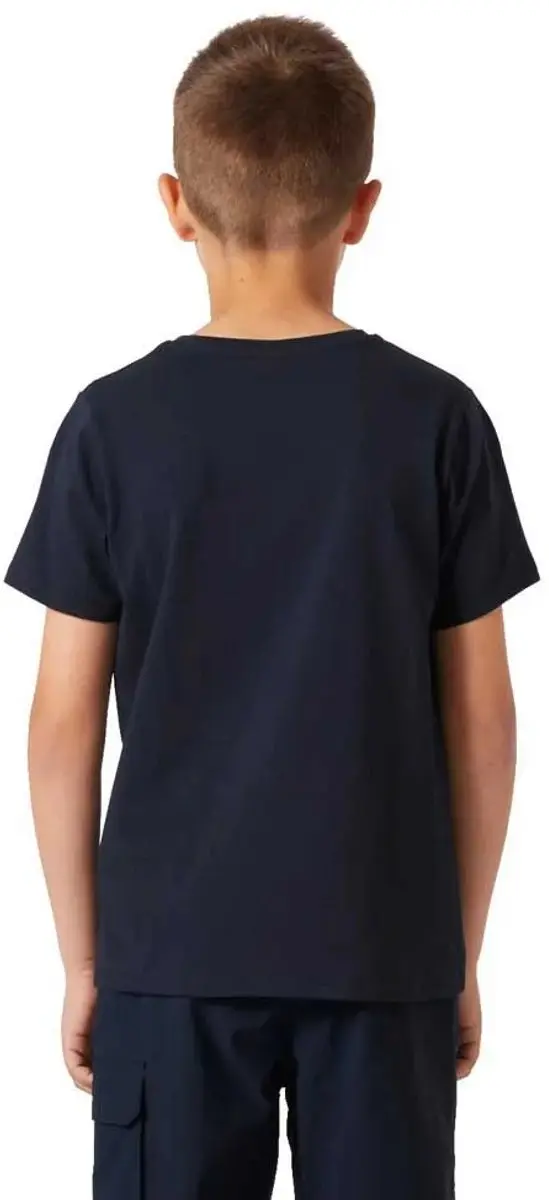 Helly Hansen Graphic Kinder T-shirt - Navy - 8 jaar - afbeelding 3 van 6