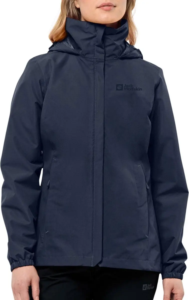 Jack Wolfskin STORMY POINT 2L JKT W Dames Outdoorjas - night blauw - Maat L