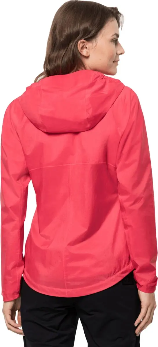Jack Wolfskin Tasman Damesjack - Rood - XXL - afbeelding 3 van 4