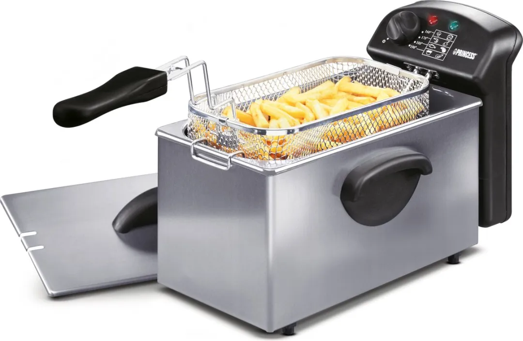 Princess 182626 Familie Castel Frituurpan 3L - 2000W - Zilver