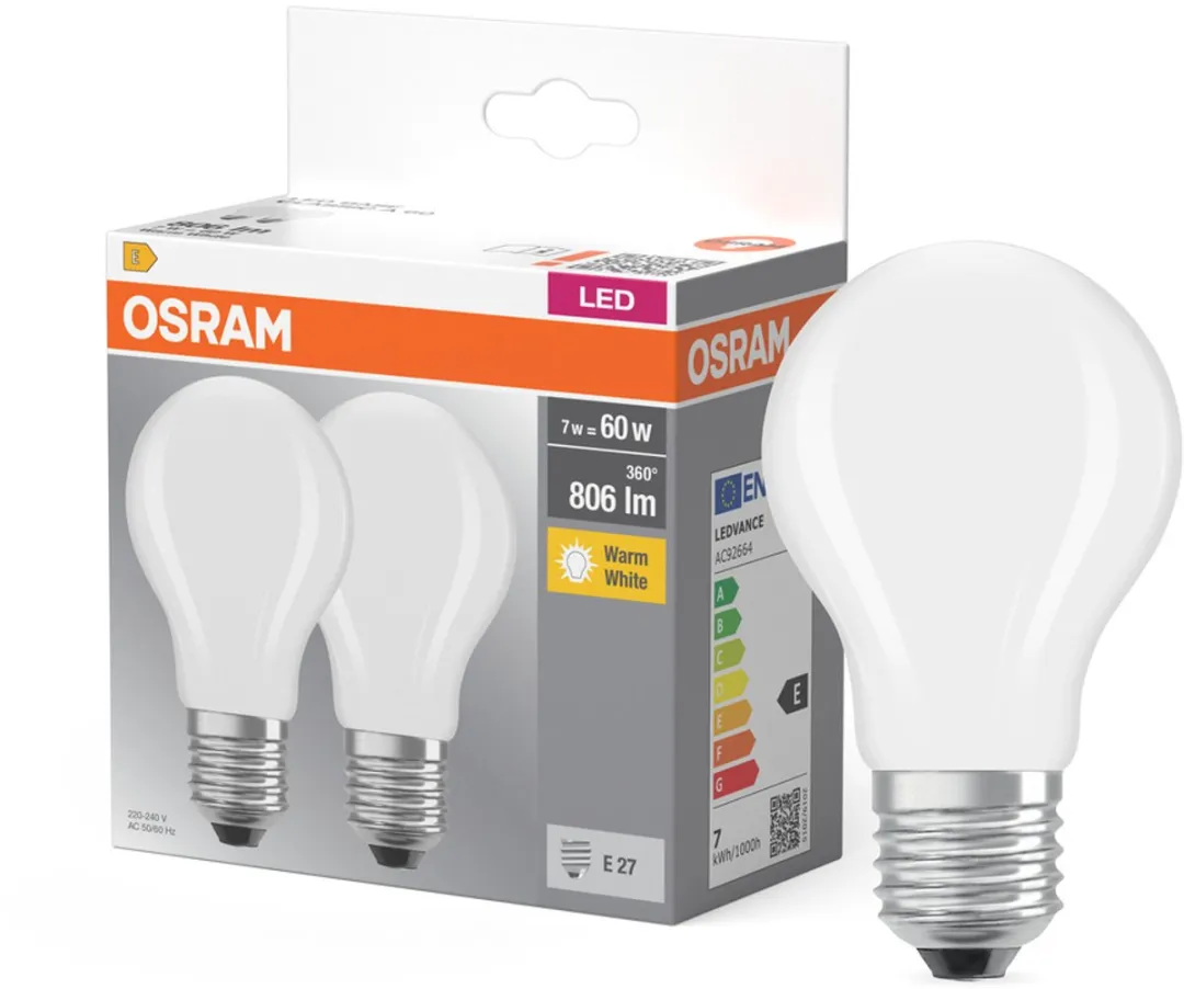 Osram AC45205 LED-lamp Warm wit 6,5W E27 - Helder - afbeelding 4 van 6