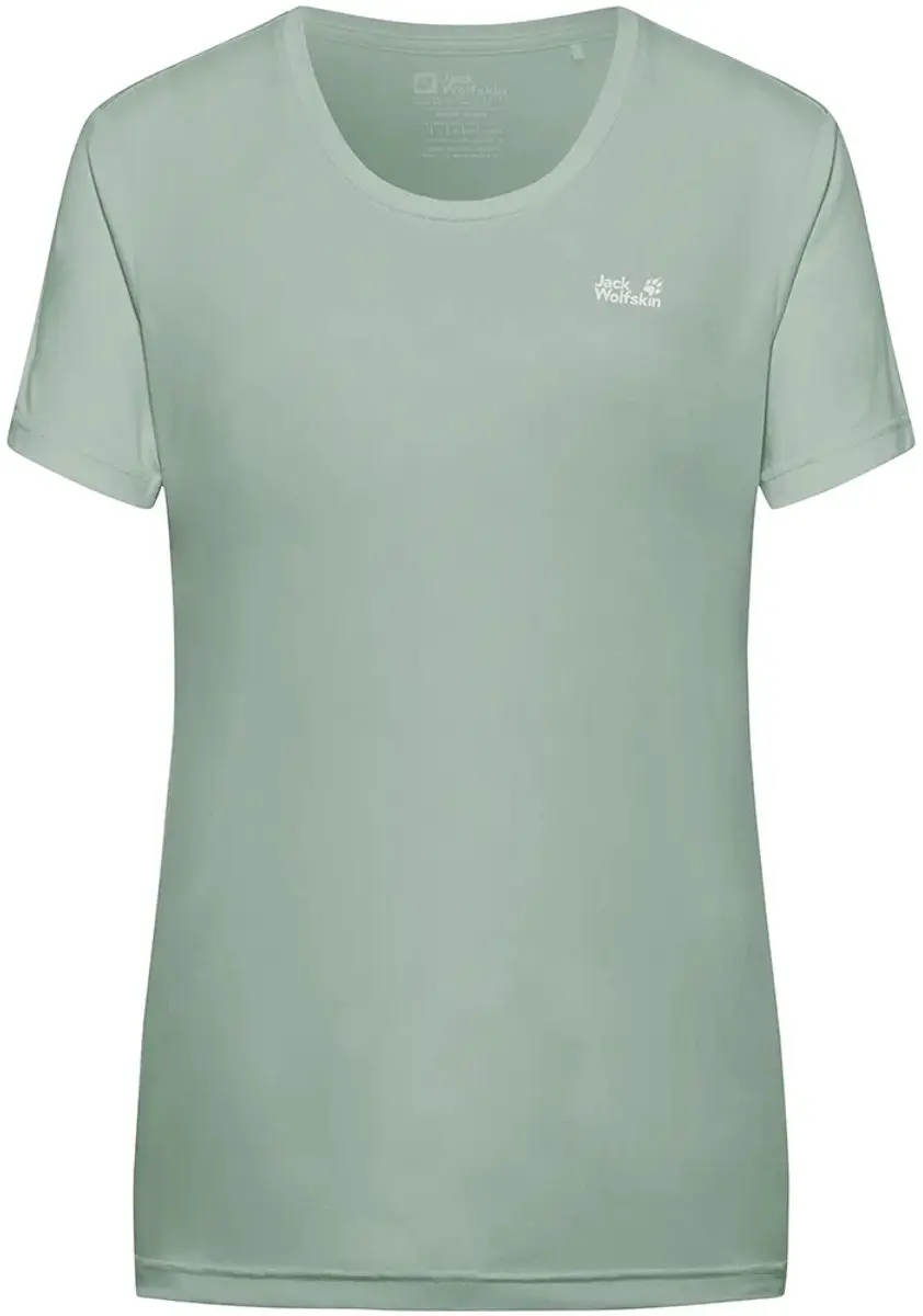 Jack Wolfskin Tech T-shirt Dames - Green Zinnia - XL - afbeelding 3 van 6