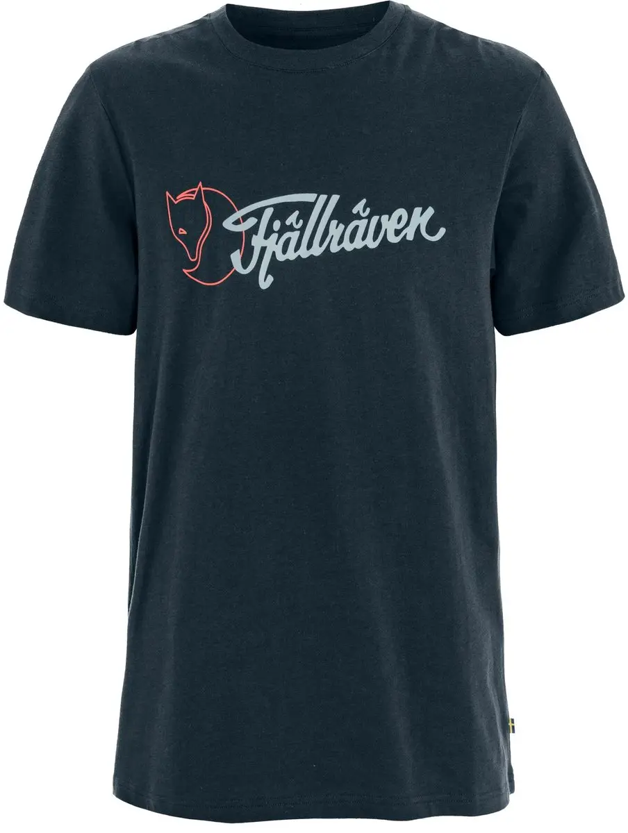 Fjällräven Archive Logo T-shirt Met Korte Mouwen Blauw M Man