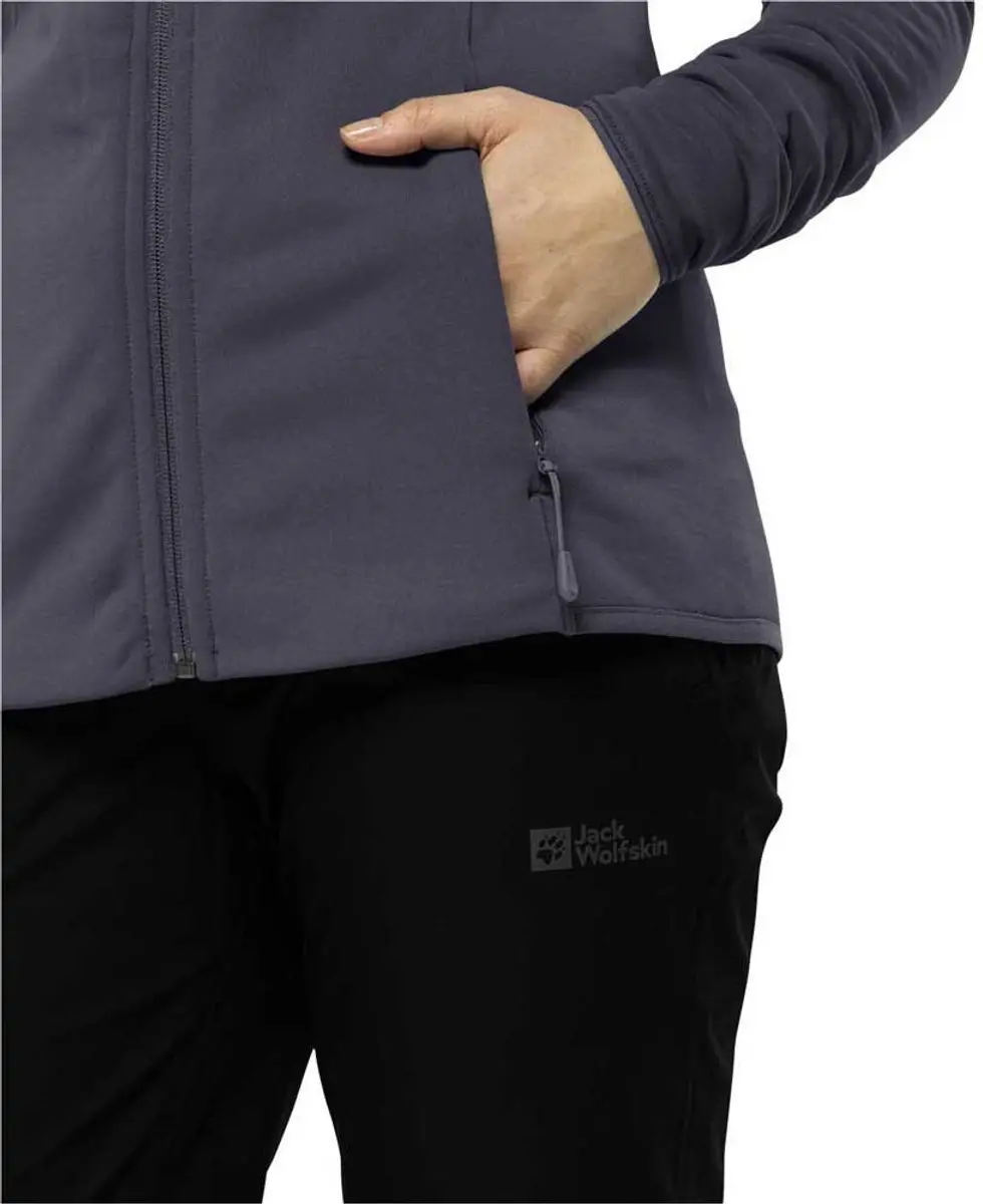 Jack Wolfskin Baiselberg FZ W Damesfleece - Dolphin - M - afbeelding 5 van 6