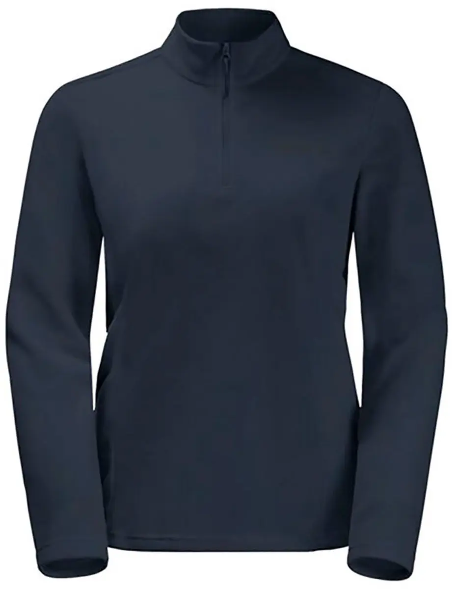 Jack Wolfskin Taunus Fleece Dames 1/2 Rits - Night Blue - afbeelding 4 van 6