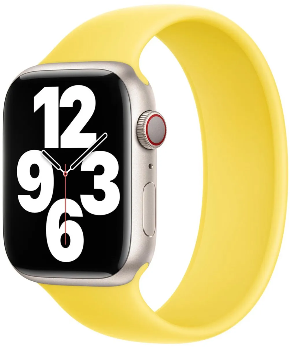 Apple Siliconen Solobandje Canary Yellow