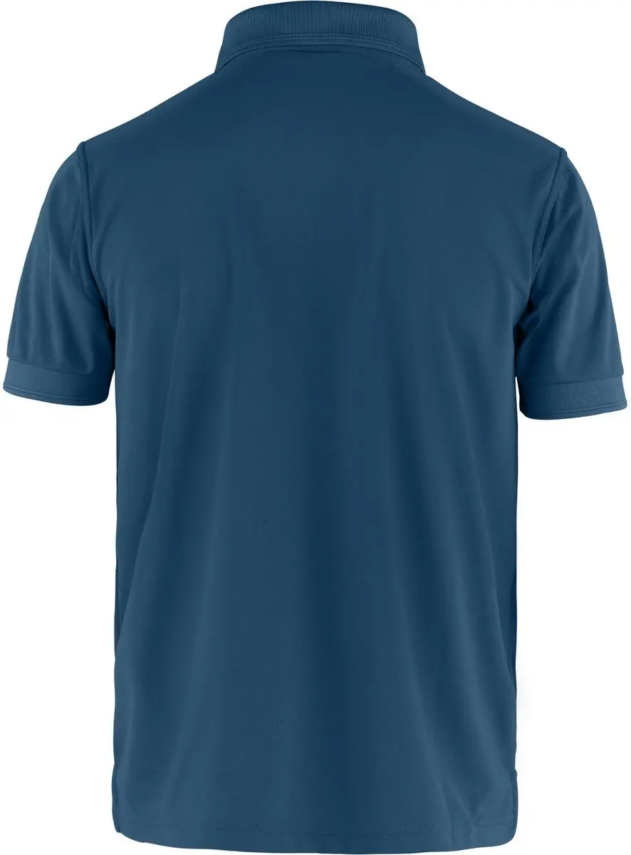 Fjallraven Crowley Pique Polo Heren - Uncle Blue - M - afbeelding 5 van 6