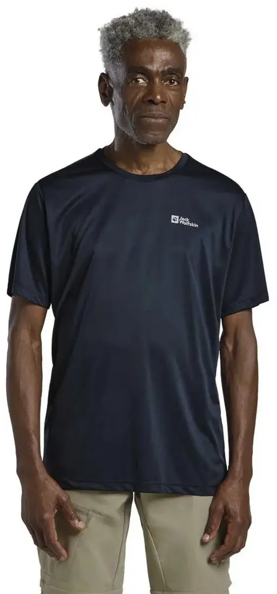 Jack Wolfskin Tech T-shirt Met Korte Mouwen Blauw S Man