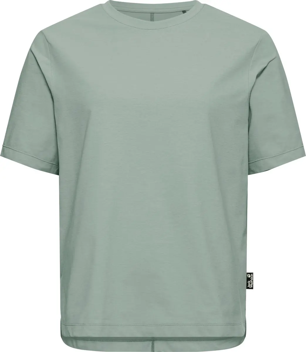 Jack Wolfskin TRAVEL T W Dames Outdoorshirt-green zinnia