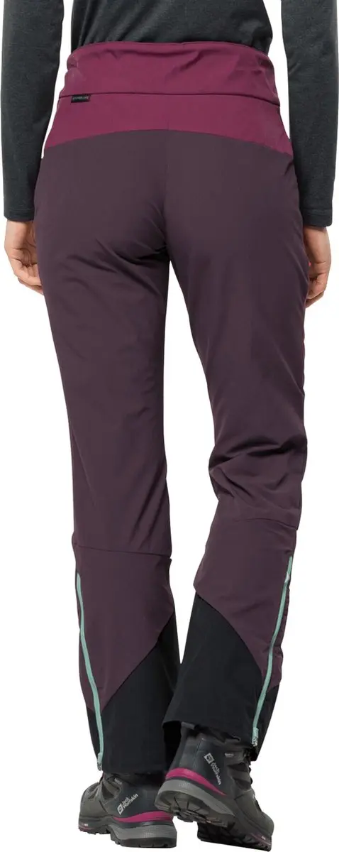 Jack Wolfskin Alpspitze Dames Skibroek - Purper - 44 - afbeelding 3 van 5
