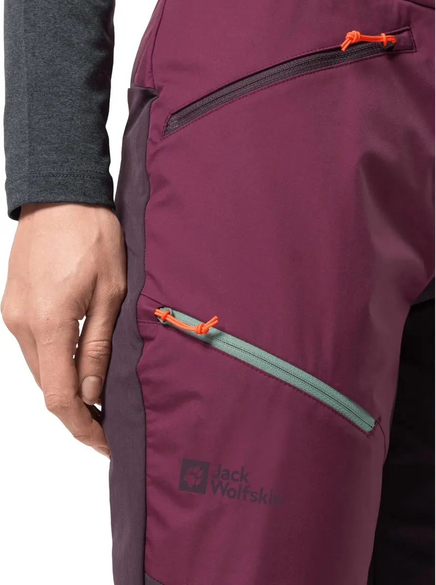 Jack Wolfskin Alpspitze Dames Skibroek - Purper - 44 - afbeelding 5 van 5