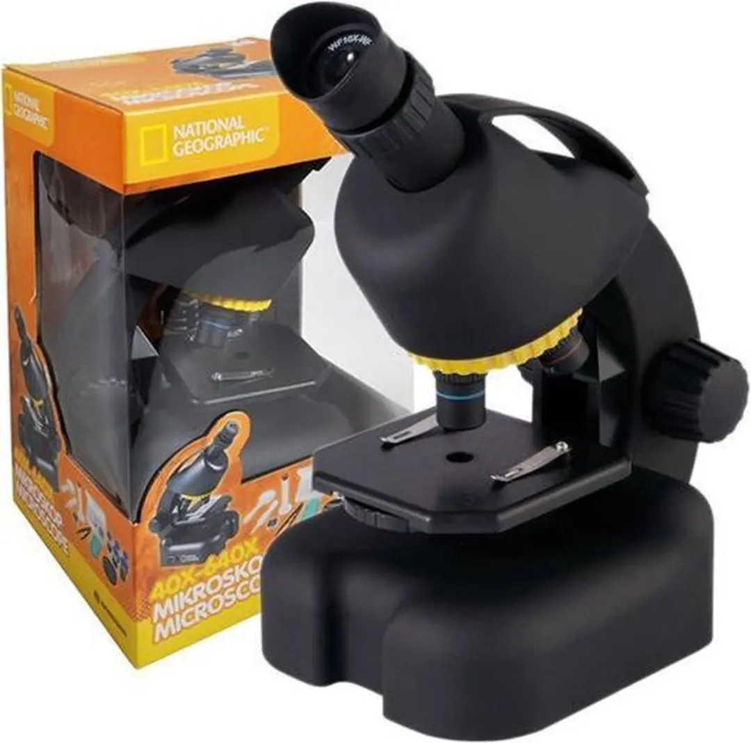 National Geographic Microscoop BR-9119501 40-640x - Zwart - afbeelding 4 van 6