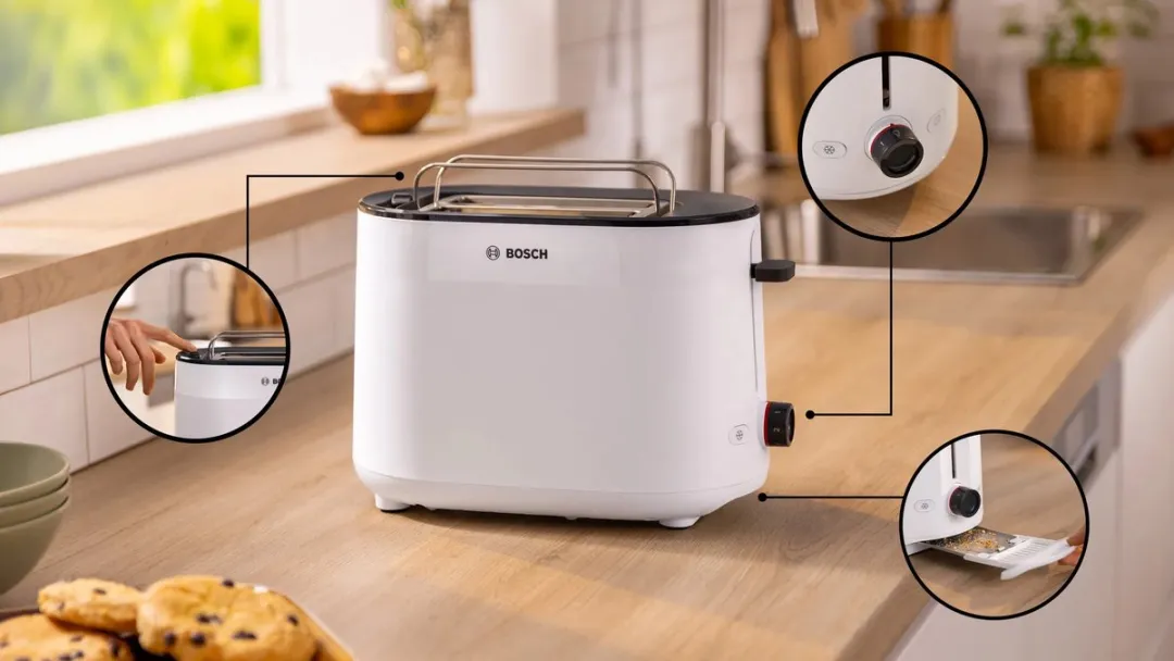Bosch TAT2M121 MyMoment Broodrooster - 2 Sneden - 950W - Blauw