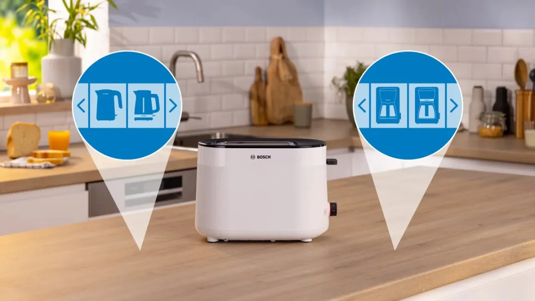 Bosch TAT2M121 MyMoment Broodrooster - 2 Sneden - 950W - Blauw