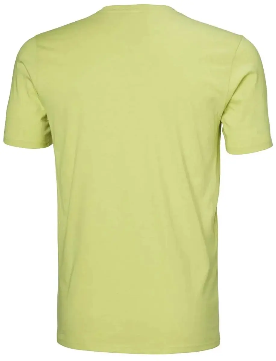Helly Hansen Tech Logo T-shirt - Cyber Lime - S - afbeelding 3 van 4