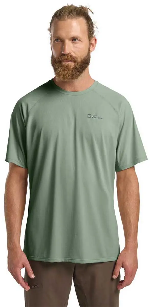 Jack Wolfskin Prelight Swift T-shirt Met Korte Mouwen Groen XL Man