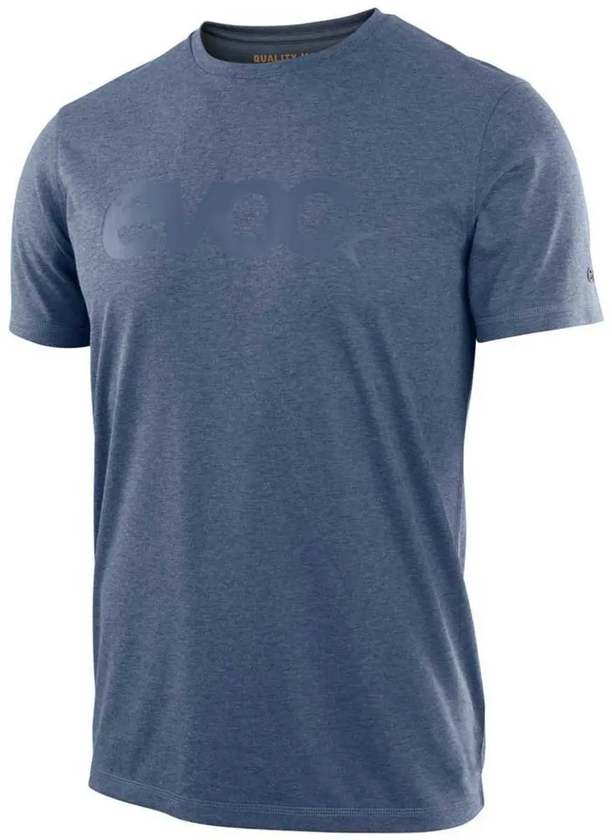 Evoc Dry T-shirt Met Korte Mouwen Blauw M Man